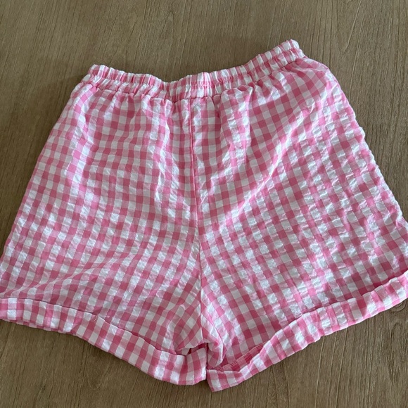 Pink Gingham shorts - Large. Impeccable Pig NEW WITHOUT TAGS - Picture 3 of 5